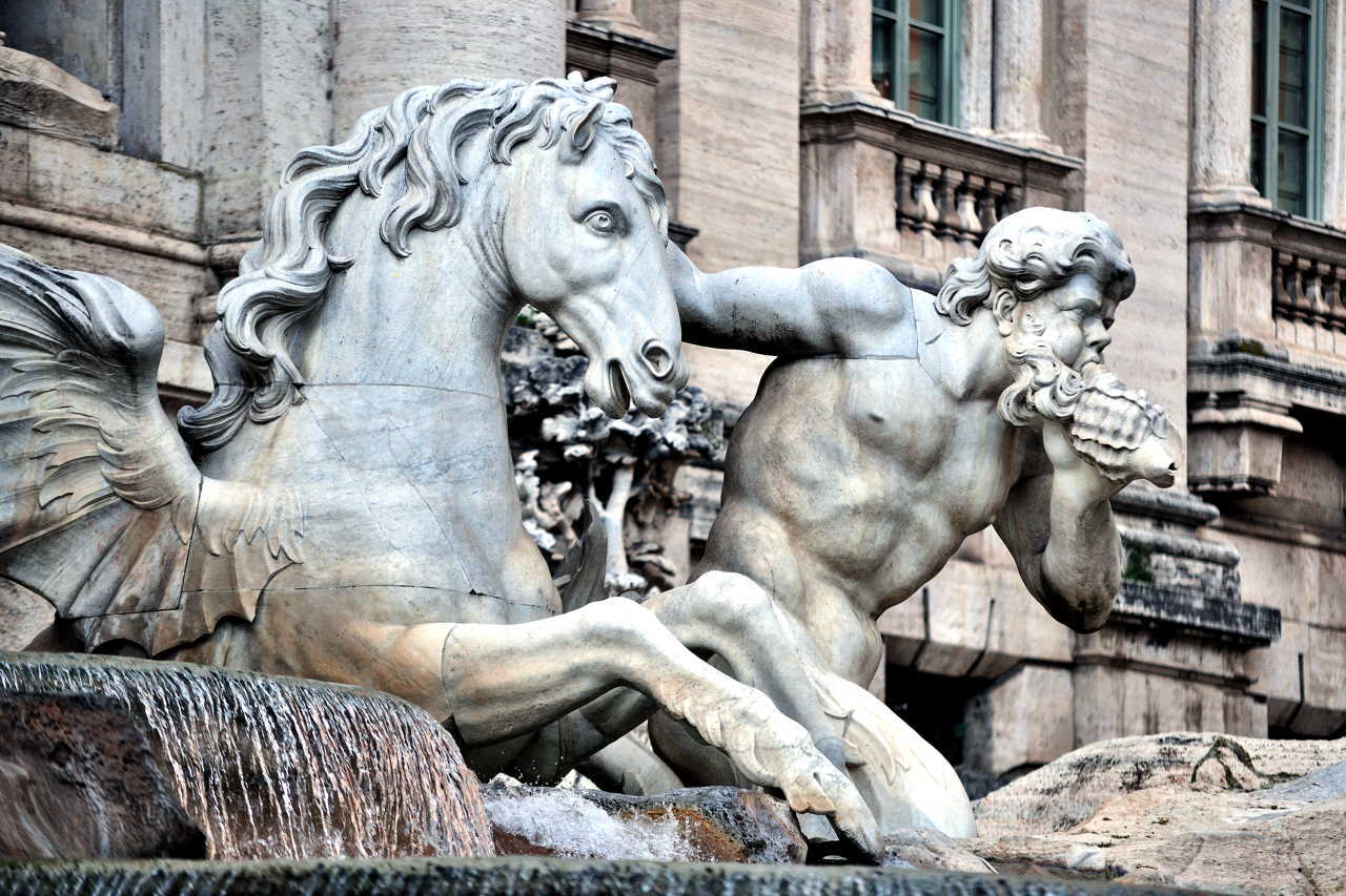 fontana di trevi roma italia