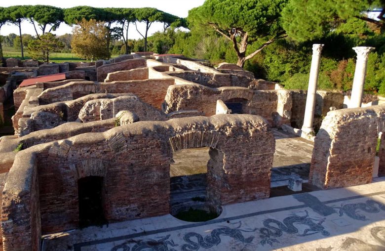 Excavation Ancient Ostia Rome