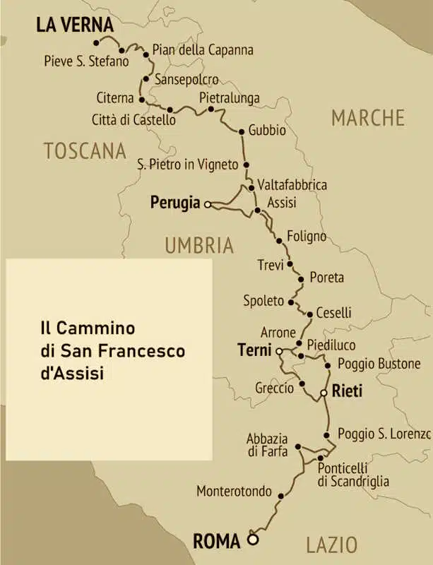 Cammino San Francesco di Assisi