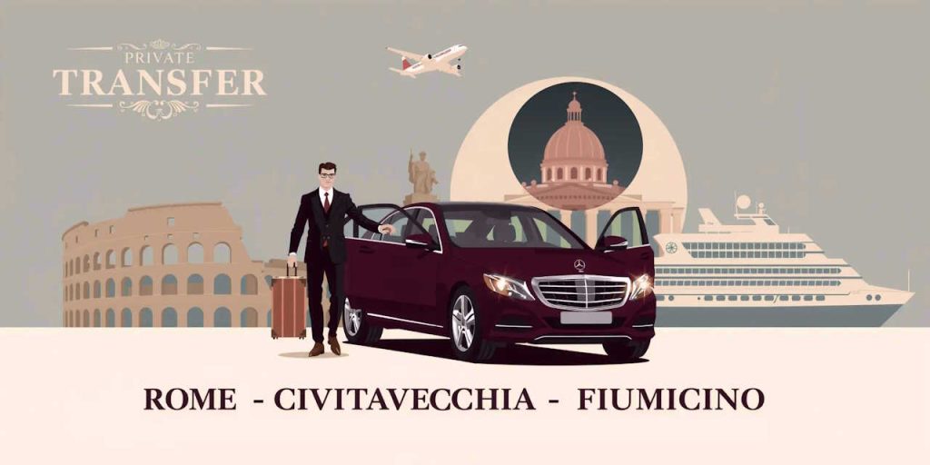 Private Transfer Service Rome – Civitavecchia – Fiumicino Airport