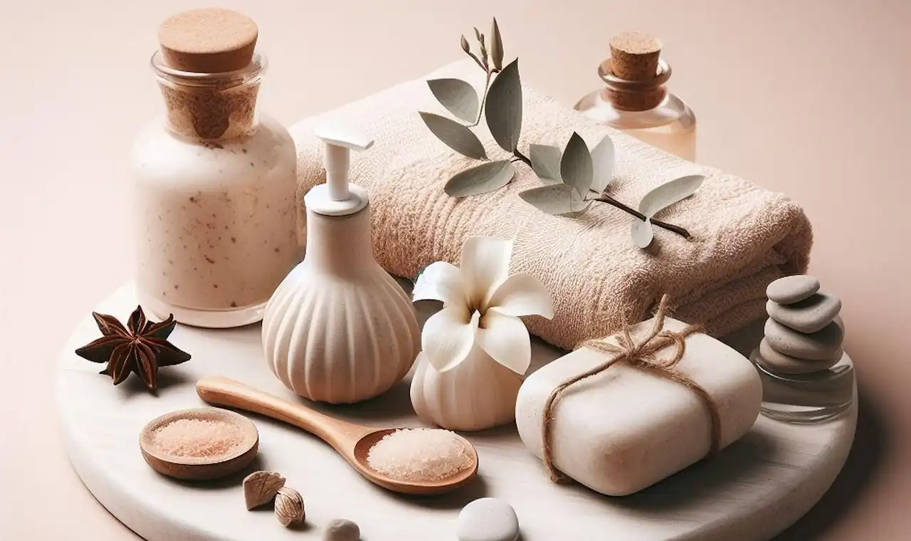 Sardinian landscape with countryside and clear skies near Nuragic sites