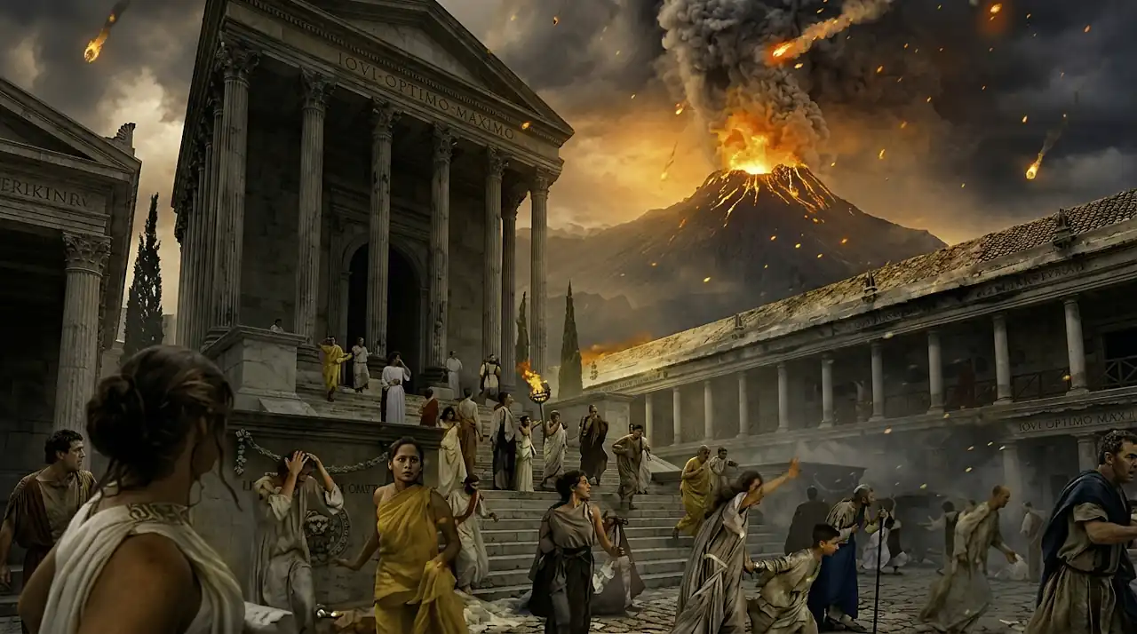 Pompei - eruzione del vesuvio